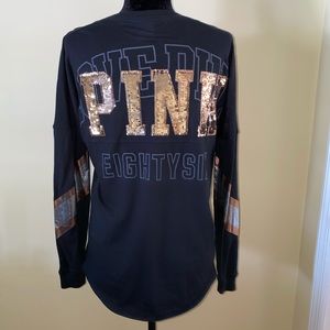 PINK long sleeve shirt.